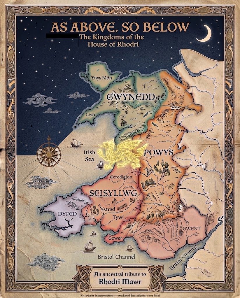 The Kingdoms of the House of Rhodri